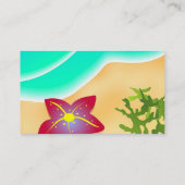 Strand Visitenkarte (Rückseite)