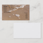 Strand Visitenkarte (Vorne/Hinten)