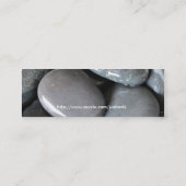 Strand-Visitenkarte Mini Visitenkarte (Rückseite)