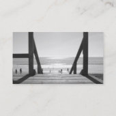 Strand-Visitenkarte Visitenkarte (Rückseite)