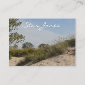 Strand-Visitenkarte Visitenkarte (Rückseite)