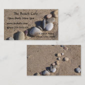 Strand-Visitenkarte Visitenkarte (Vorne/Hinten)