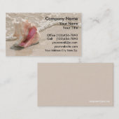 Strand-Visitenkarten Visitenkarte (Vorne/Hinten)