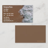 Strand-Visitenkarten Visitenkarte (Vorne/Hinten)