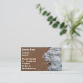 Strand-Visitenkarten Visitenkarte (Stehend Vorderseite)