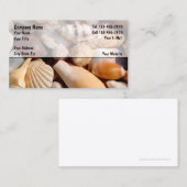 Strand-Visitenkarten Visitenkarte (Vorne/Hinten)