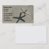 Strand-Visitenkarten Visitenkarte (Vorne/Hinten)