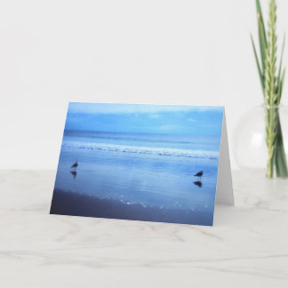 Strand-Vögel Karte