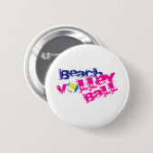 Strand-Volleyball Button (Vorne & Hinten)