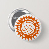 Strand-Volleyball Button (Vorne & Hinten)