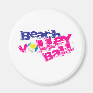 Strand-Volleyball Magnet
