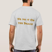 Strand-Volleyball T-Shirt (Rückseite)