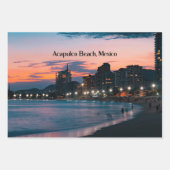 Strand von Acapulco, Mexiko Geschenkpapier Set (Vorderseite 3)