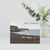Strand von Ajuy Fürteventura - Postkarte (Stehend Vorderseite)