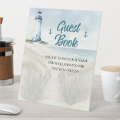 Strand von Aquarell, Küste New England Sockelschild (In Situ)