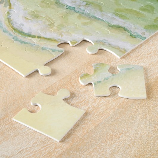 Strand von Aquarell Puzzle (Seite)