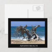 Strand von Arashi 2 Postkarte (Vorne/Hinten)
