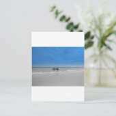 Strand von Bamburgh Postkarte (Stehend Vorderseite)