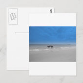 Strand von Bamburgh Postkarte (Vorne/Hinten)