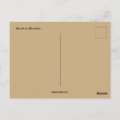 Strand von Barbados Postkarte (Rückseite)