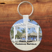 Strand von Bavaro auf der Insel Punta Cana Schlüsselanhänger (Vorderseite)