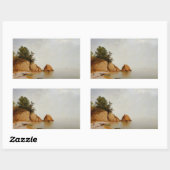 Strand von Beverly Rechteckiger Aufkleber (Blatt)