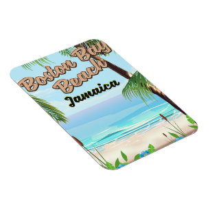 Strand von Boston Bay, Jamaika Magnet
