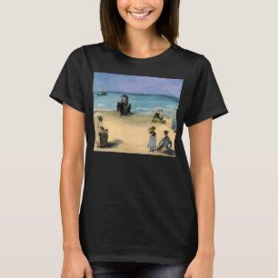 Strand von Boulogne von Edouard Manet, Vintage Art T-Shirt