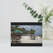 Strand von Cabana Postkarte (Stehend Vorderseite)