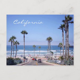 Strand von California Postkarte