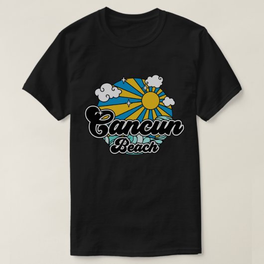 Strand von Cancun T-Shirt (Design vorne)