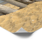 Strand von Cap-Ferret in Frankreich Poster (Ecke)