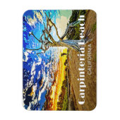 Strand von Carpinteria Magnet (Vertikal)