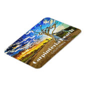 Strand von Carpinteria Magnet (Linke Seite)
