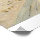 Strand von Claude Monet in Trouville Poster (Ecke)