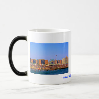 Strand von Coney Island - NYC-Tasse Verwandlungstasse