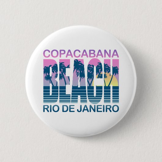 Strand von Copacabana Button (Vorderseite)