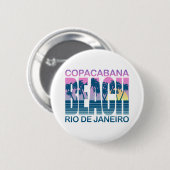 Strand von Copacabana Button (Vorne & Hinten)
