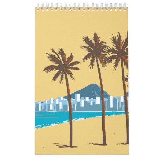Strand von Copacabana Kalender (Titelbild)