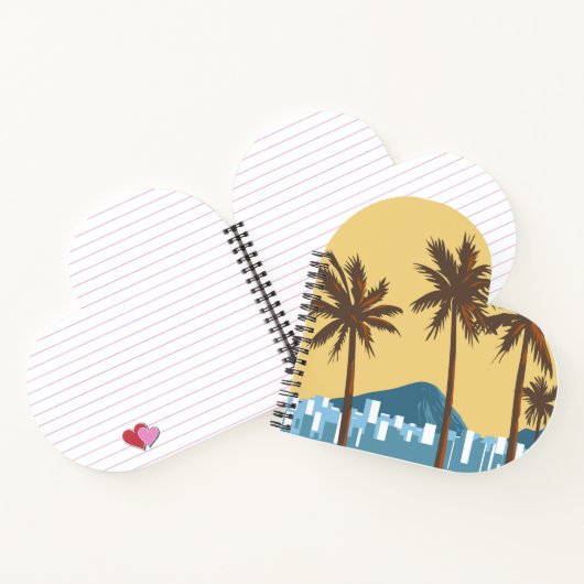 Strand von Copacabana Notizblock (Innenseite)