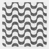 Strand von Copacabana Quadratischer Aufkleber (Vorderseite)