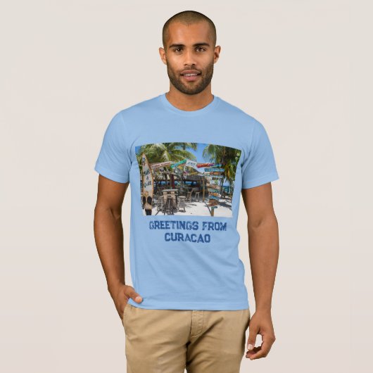 Strand von Curaçao T-Shirt (Vorne ganz)