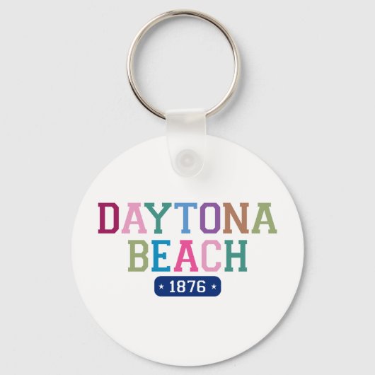 Strand von Daytona 1876 Schlüsselanhänger (Vorderseite)