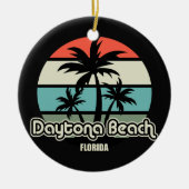 Strand von Daytona, Florida Keramik Ornament (Vorne)