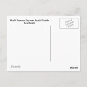 Strand von Daytona, Florida Postcard Postkarte (Rückseite)