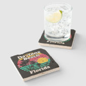 Strand von Daytona, Florida Steinuntersetzer (Seitenansicht)