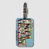 Strand von Daytona Gepäckanhänger (Vorderseite Vertikal)