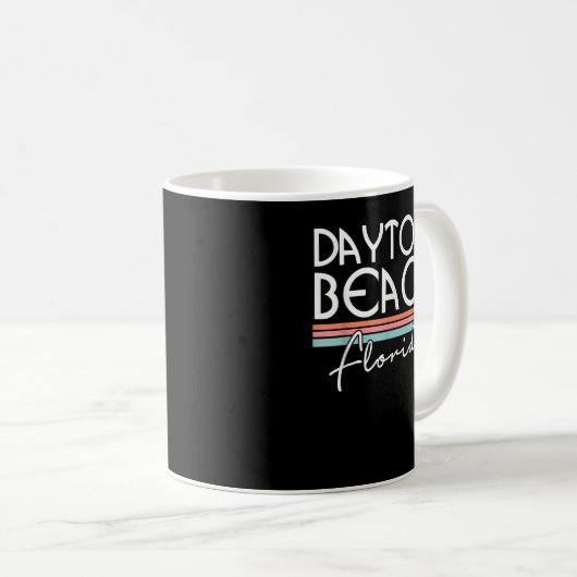 Strand von Daytona Kaffeetasse (VorderseiteRechts)