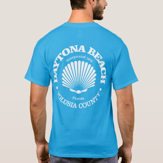 Strand von Daytona (Muschel) T-Shirt (Rückseite)