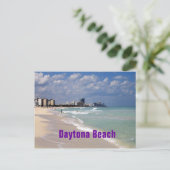 Strand von Daytona Postkarte (Stehend Vorderseite)